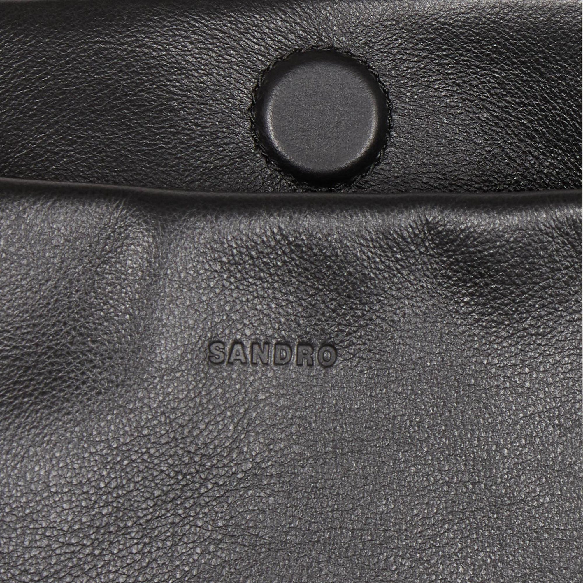 Leather shoulder bag