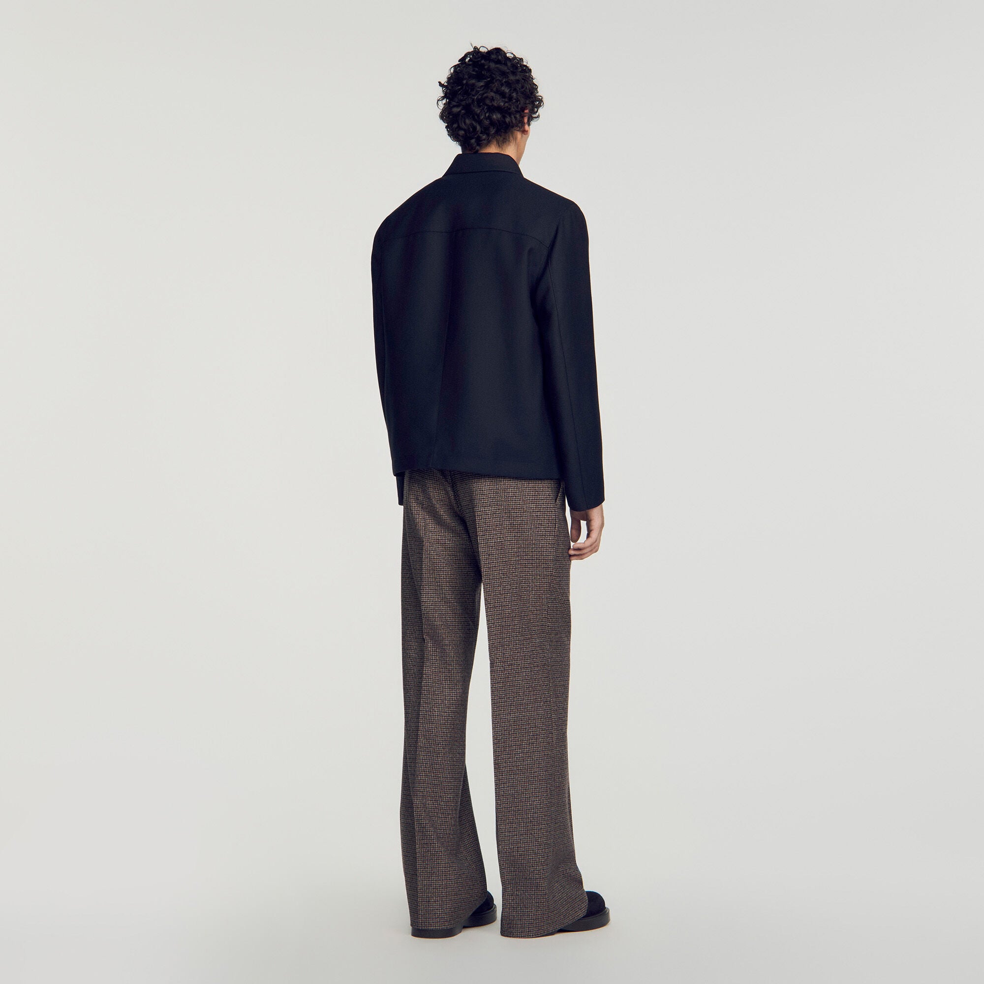 Blouson droit &agrave; zip
