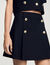 Short pleated skirt