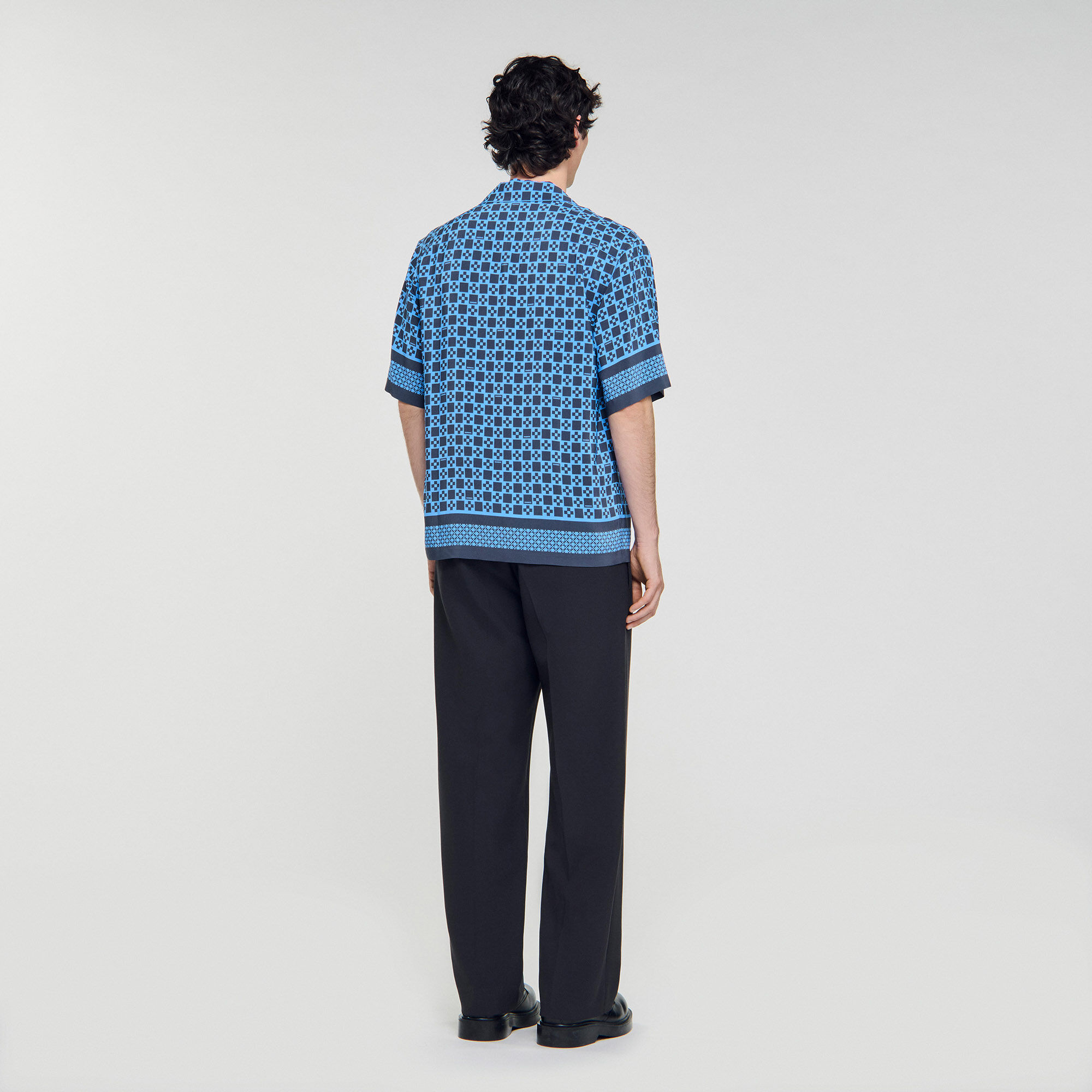Chemise fluide à imprimé Square Cross