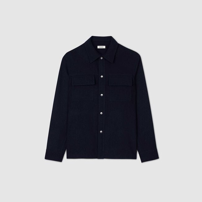 Wool overshirt