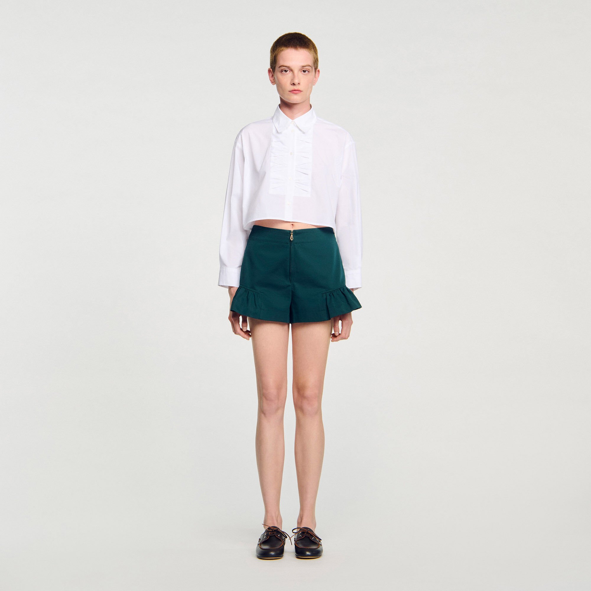 Ruffled shorts