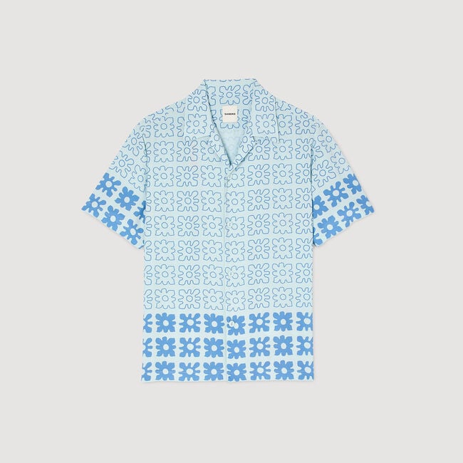 Chemise à imprimé fleuri