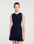 Kurzes Strickkleid im 2-in-1-Look