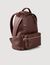 Coated canvas backpack