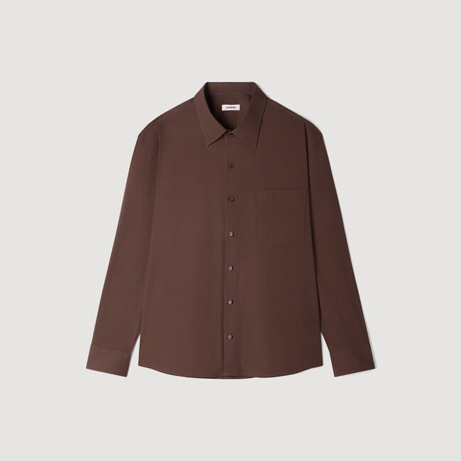 Oversized cotton shirt