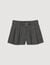 Pleated shorts with belt