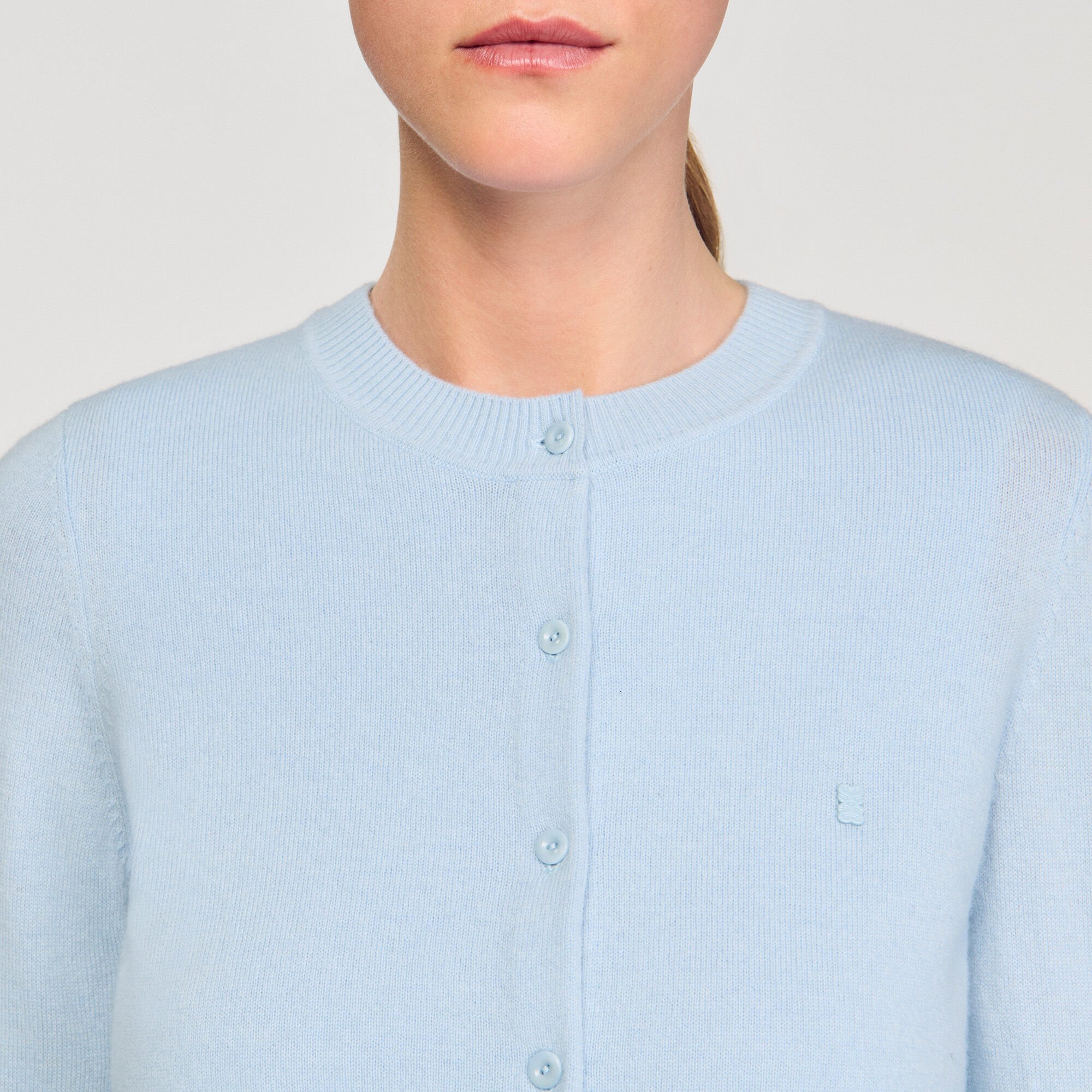 Cardigan à volant 