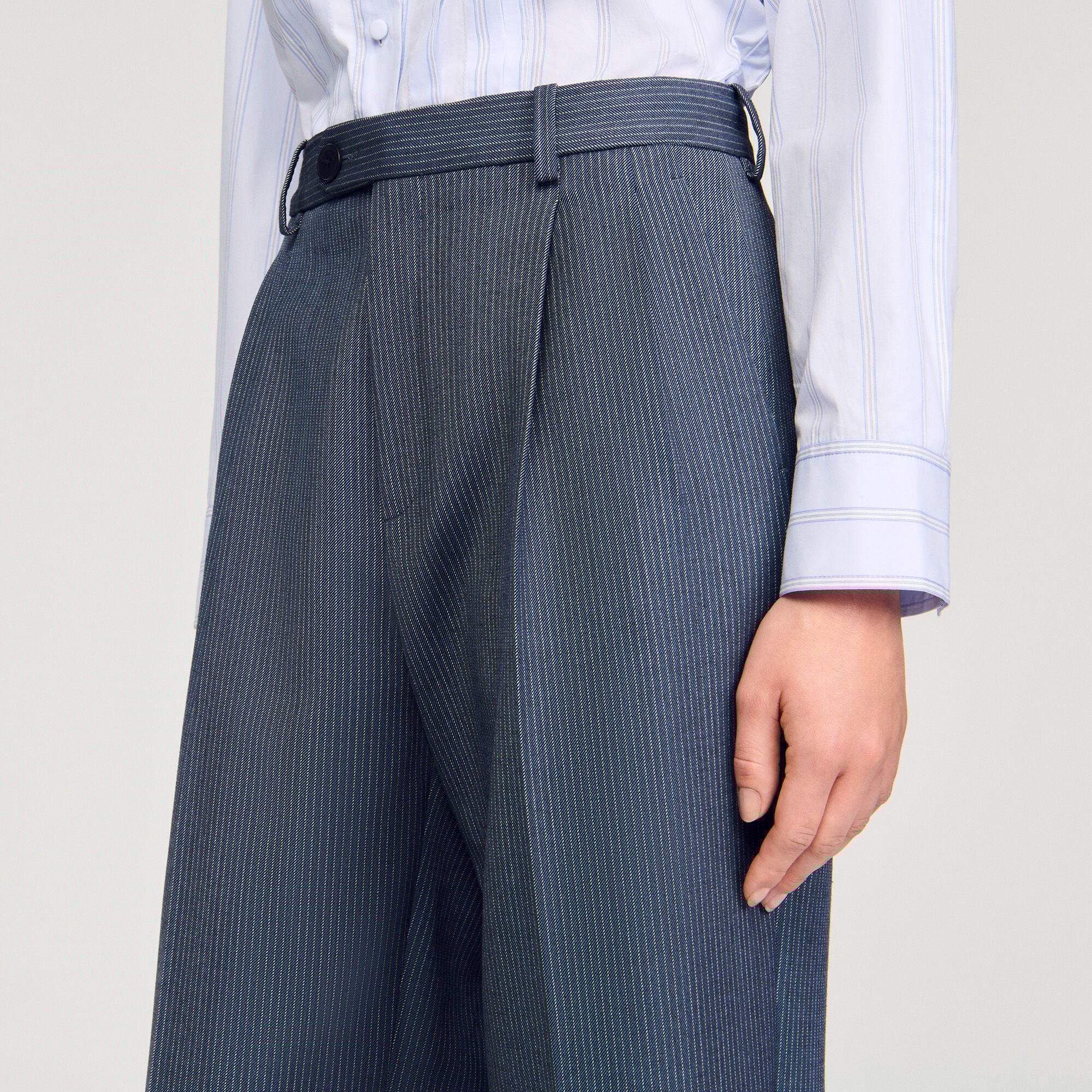 Gestreifte Hose