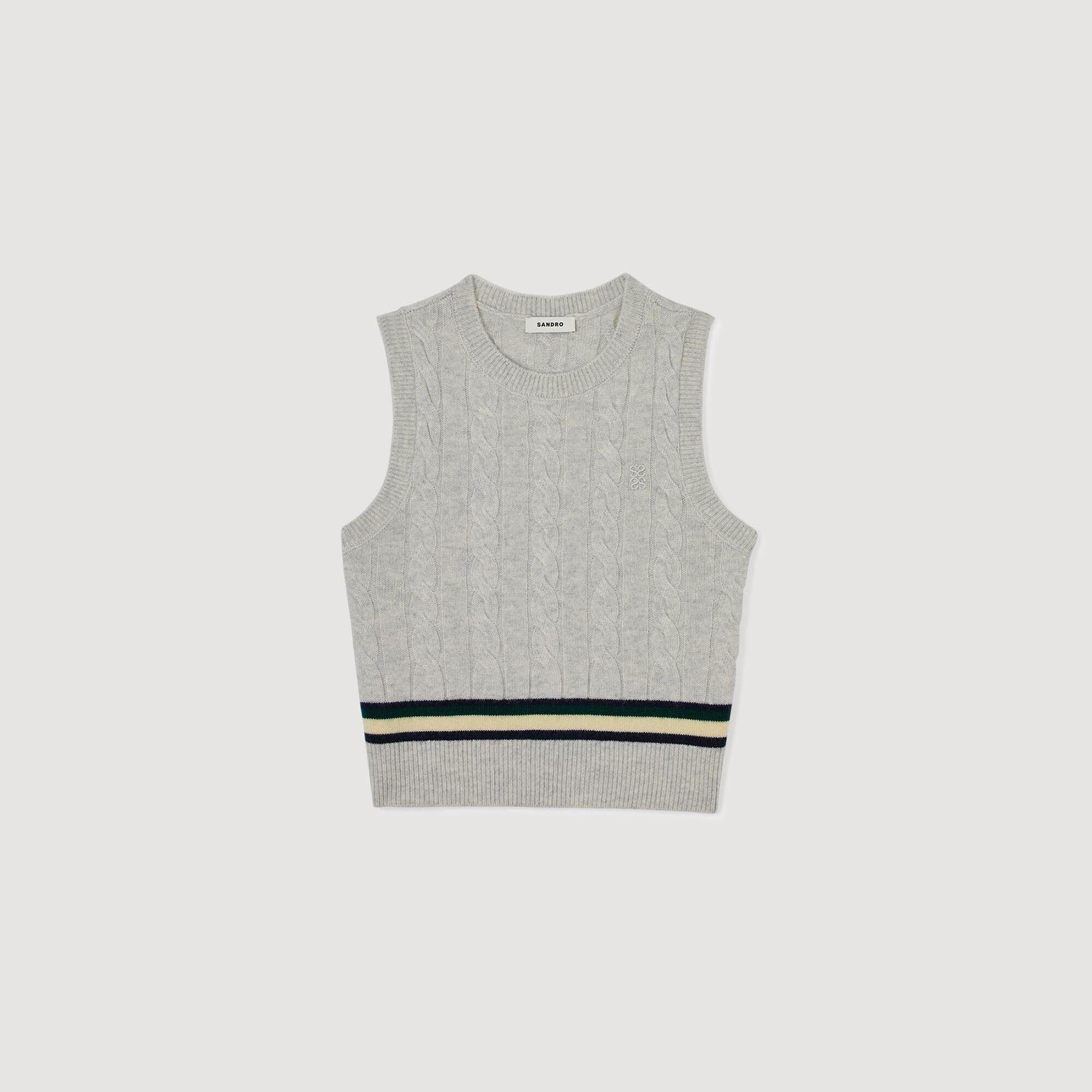 Pull court sans manches