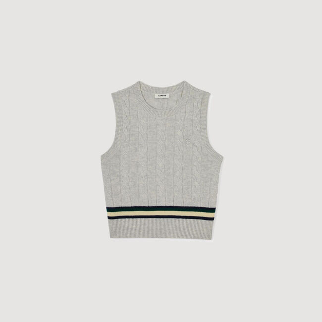 Pull court sans manches