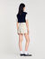 Shorts aus dekorativem Tweed