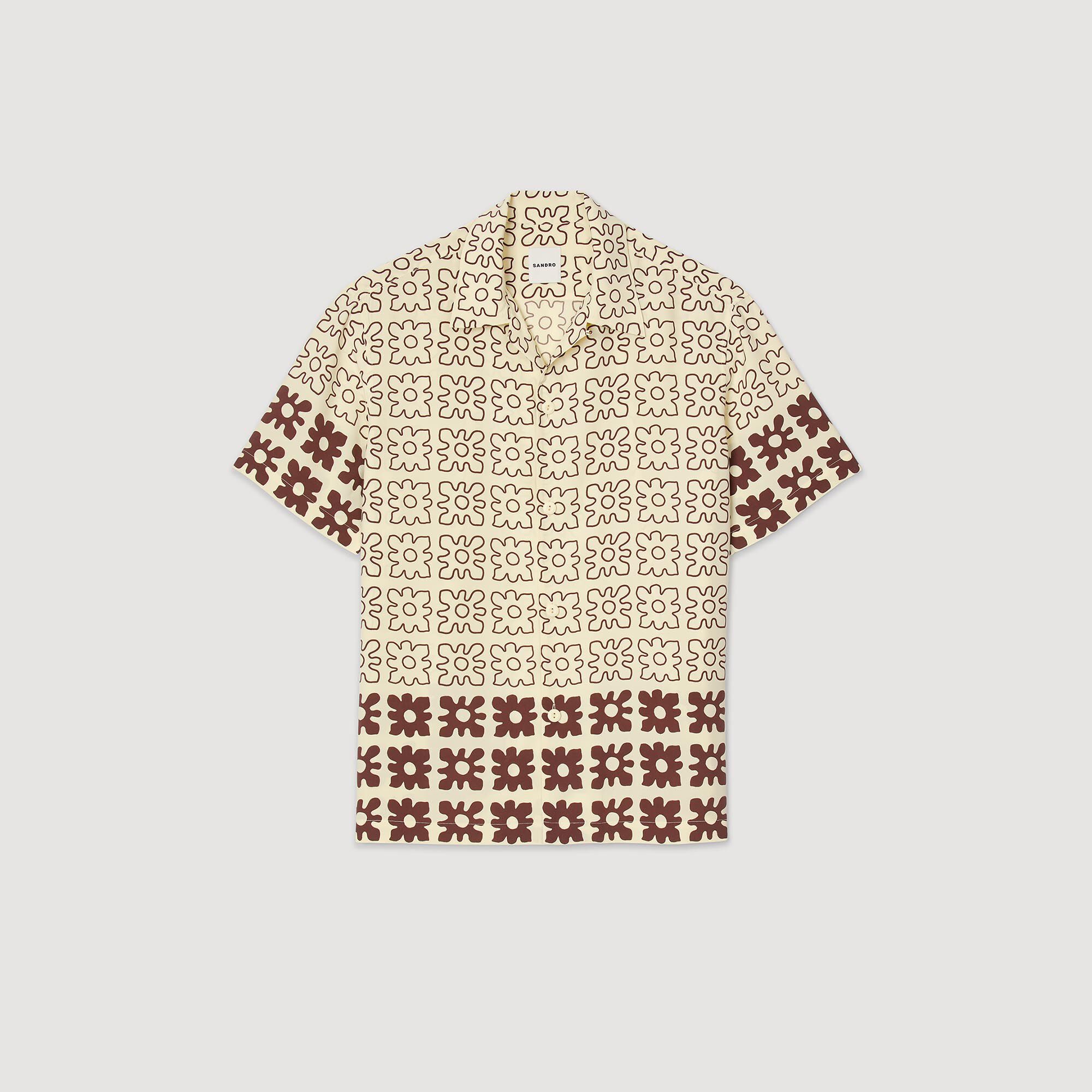 Chemise à imprimé fleuri