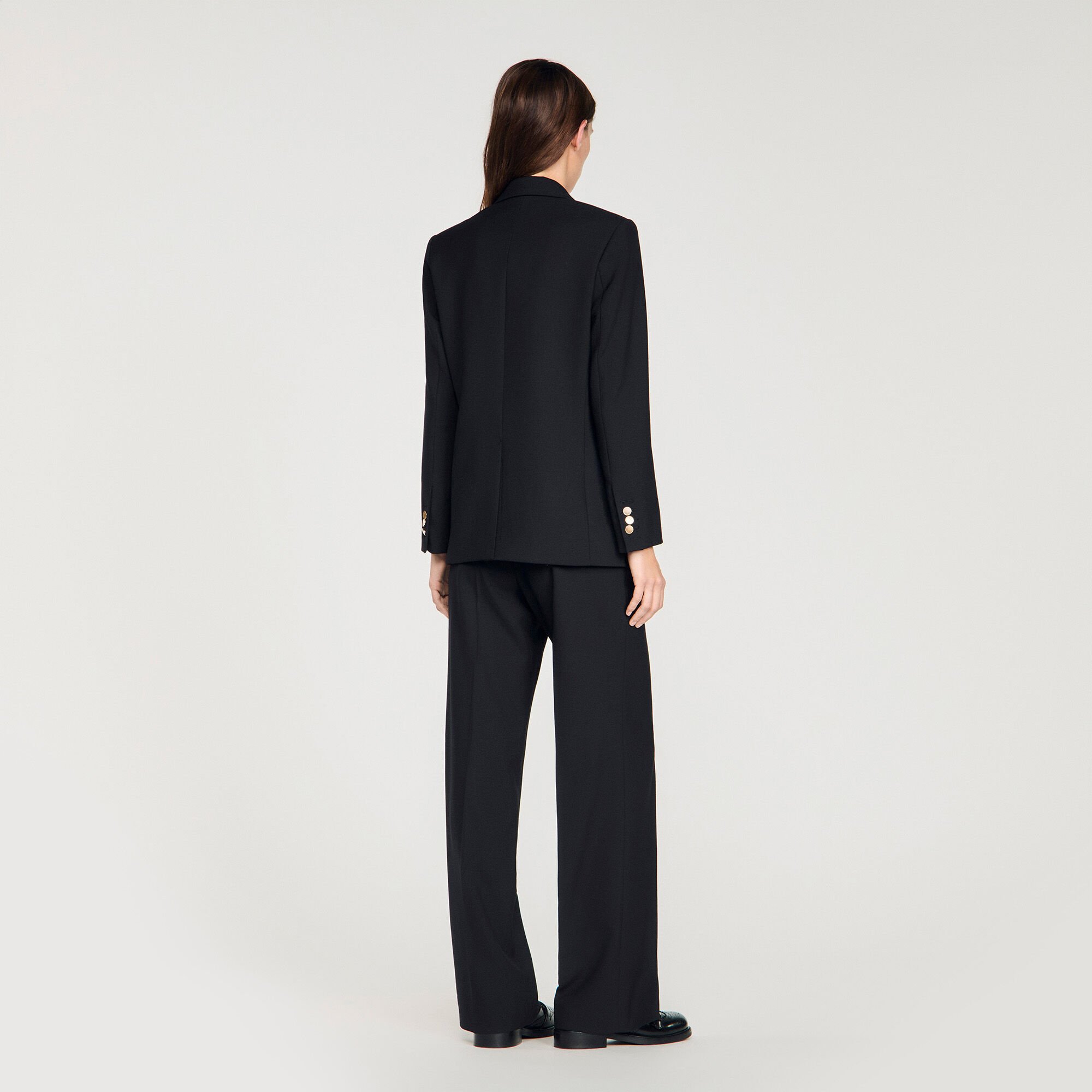 Taillierter Blazer aus Wolle