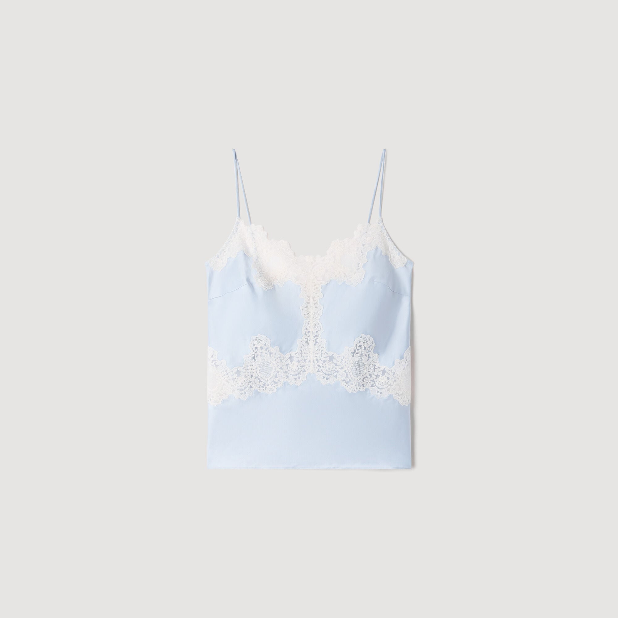 Lingerie-Top mit Spitze