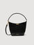 Sac seau MINI TANGOSO en suède et cuir