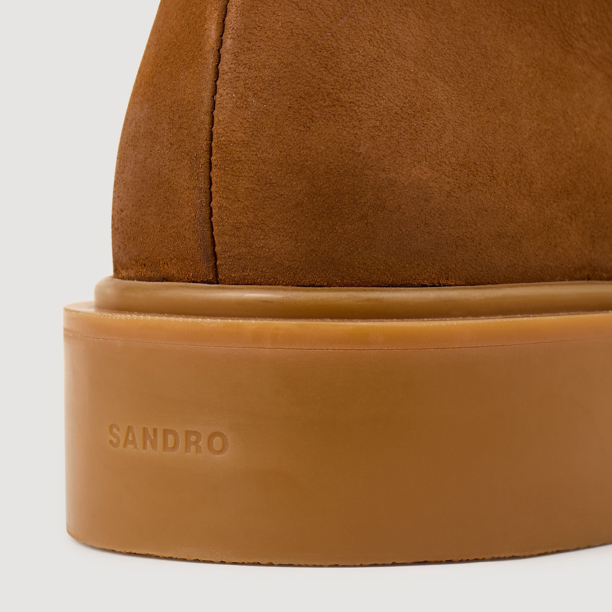 Stiefeletten aus Nubuk und Leder