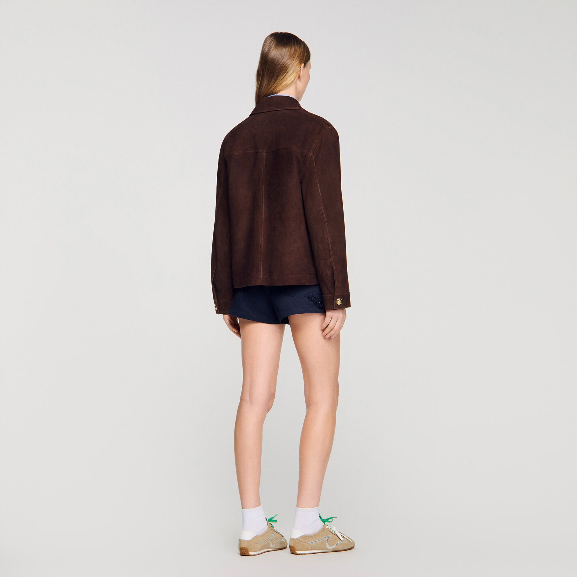 Velourslederjacke