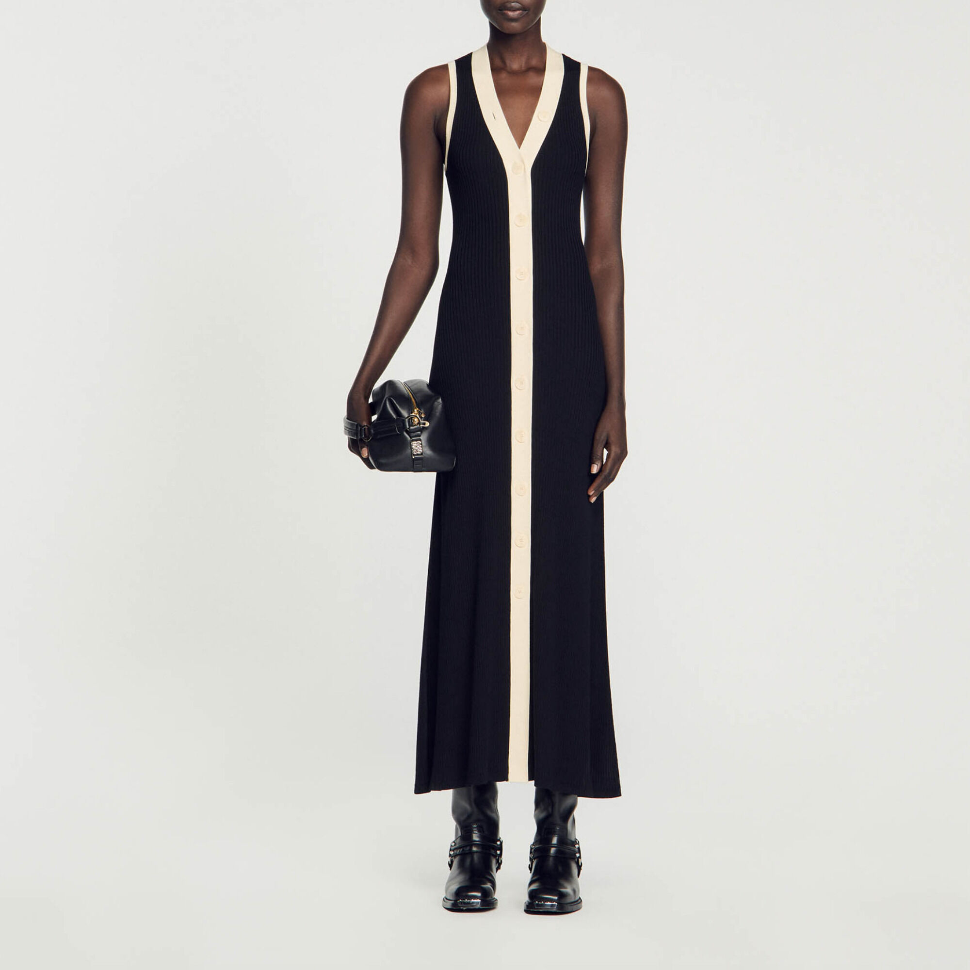 Knit maxi dress