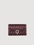 Leather crossbody clutch bag