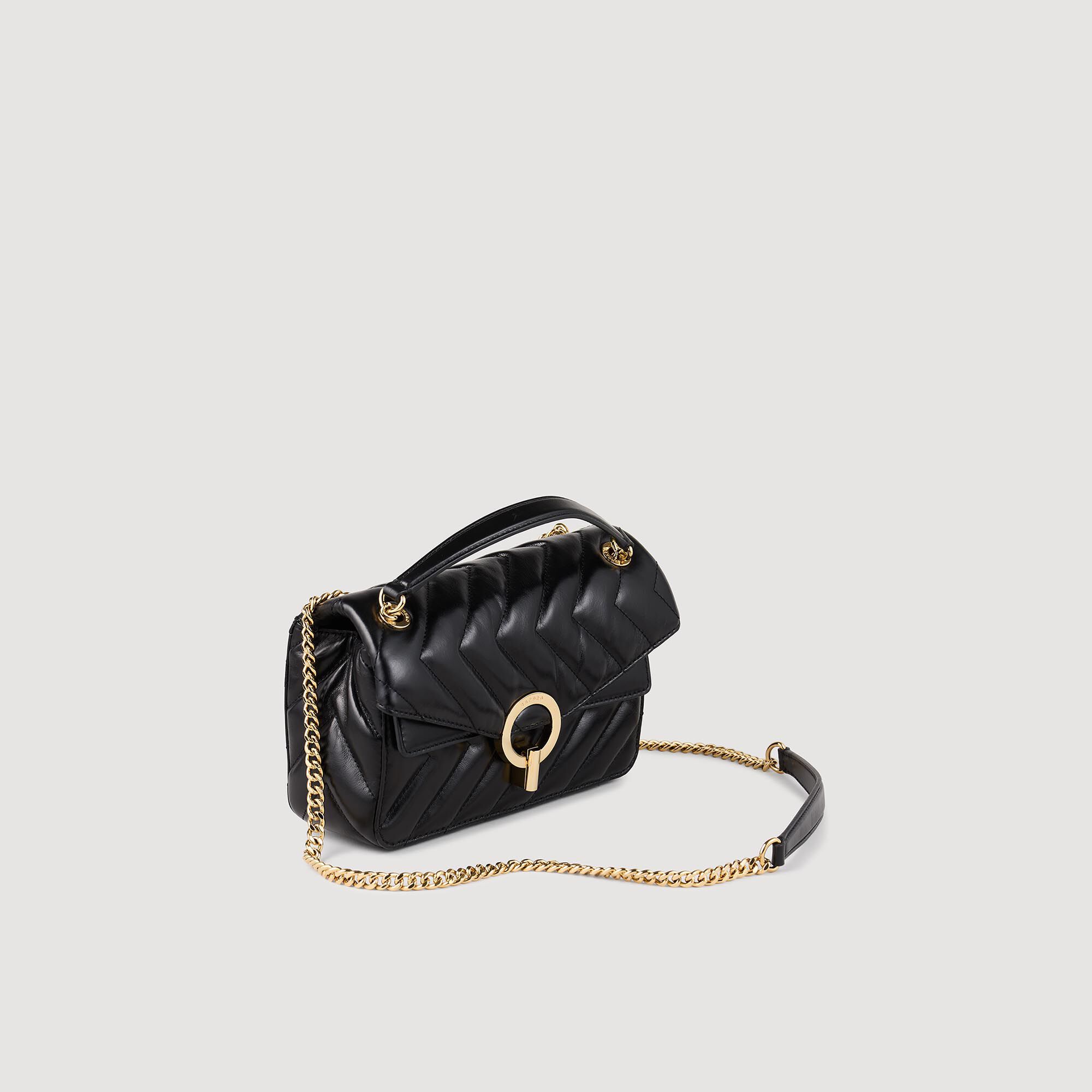 Kleine Tasche Yza aus Glattleder