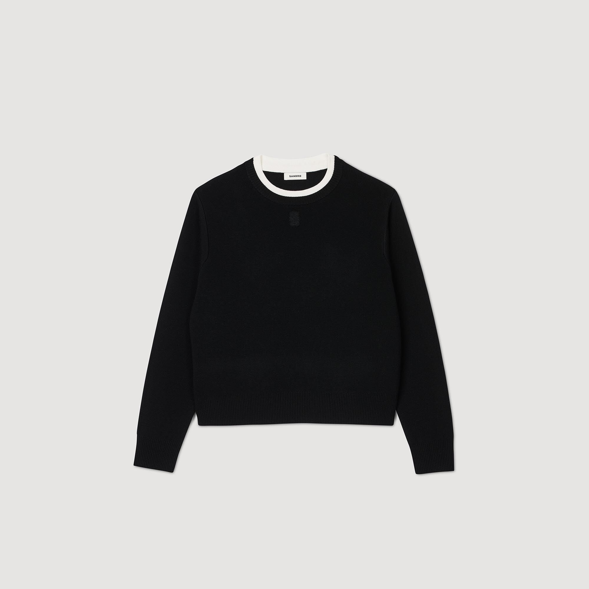 Pull 2 en 1 en laine mélangée