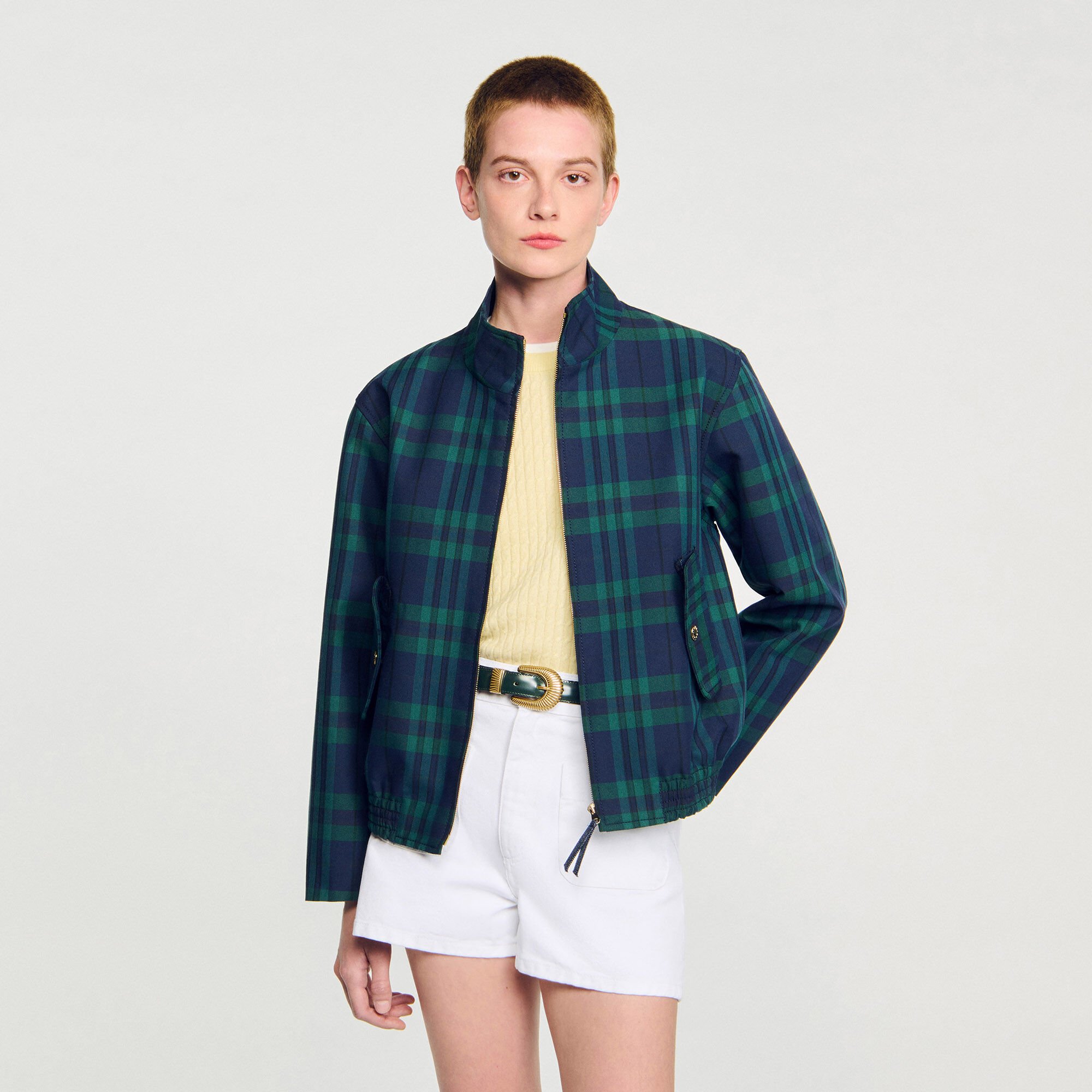 Checked jacket