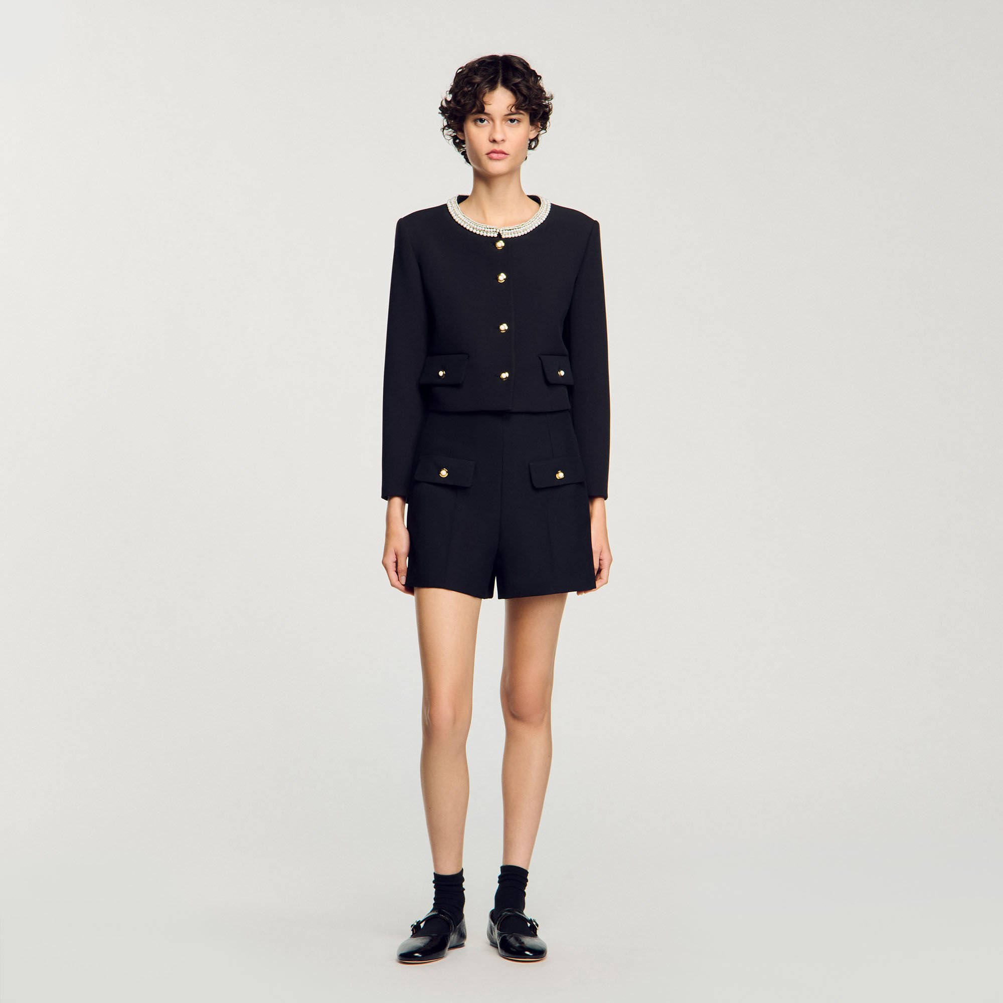 Shorts mit hohem Bund
