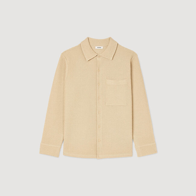 Chemise oversize en maille