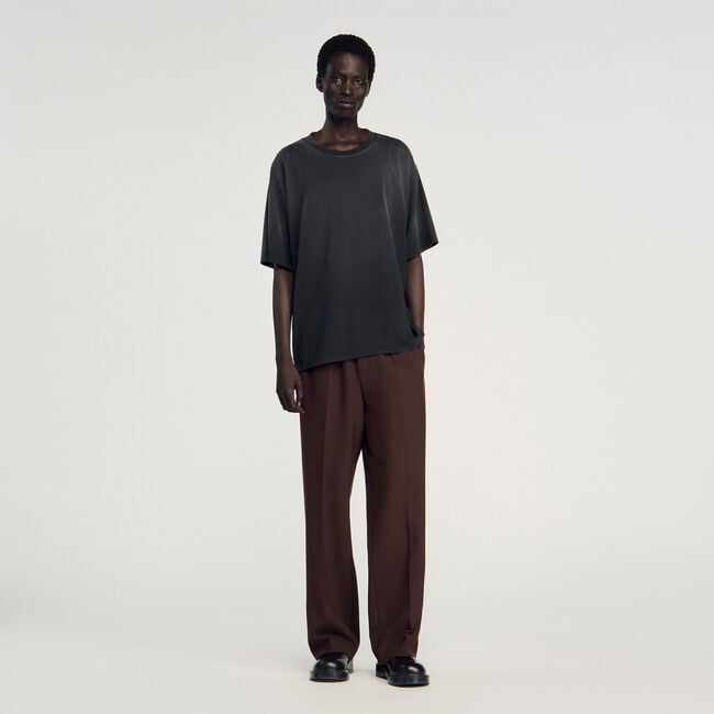 Worn-effect T-shirt