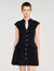 Robe courte en maille