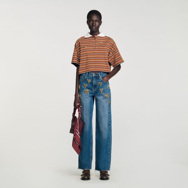 Rhinestone jeans