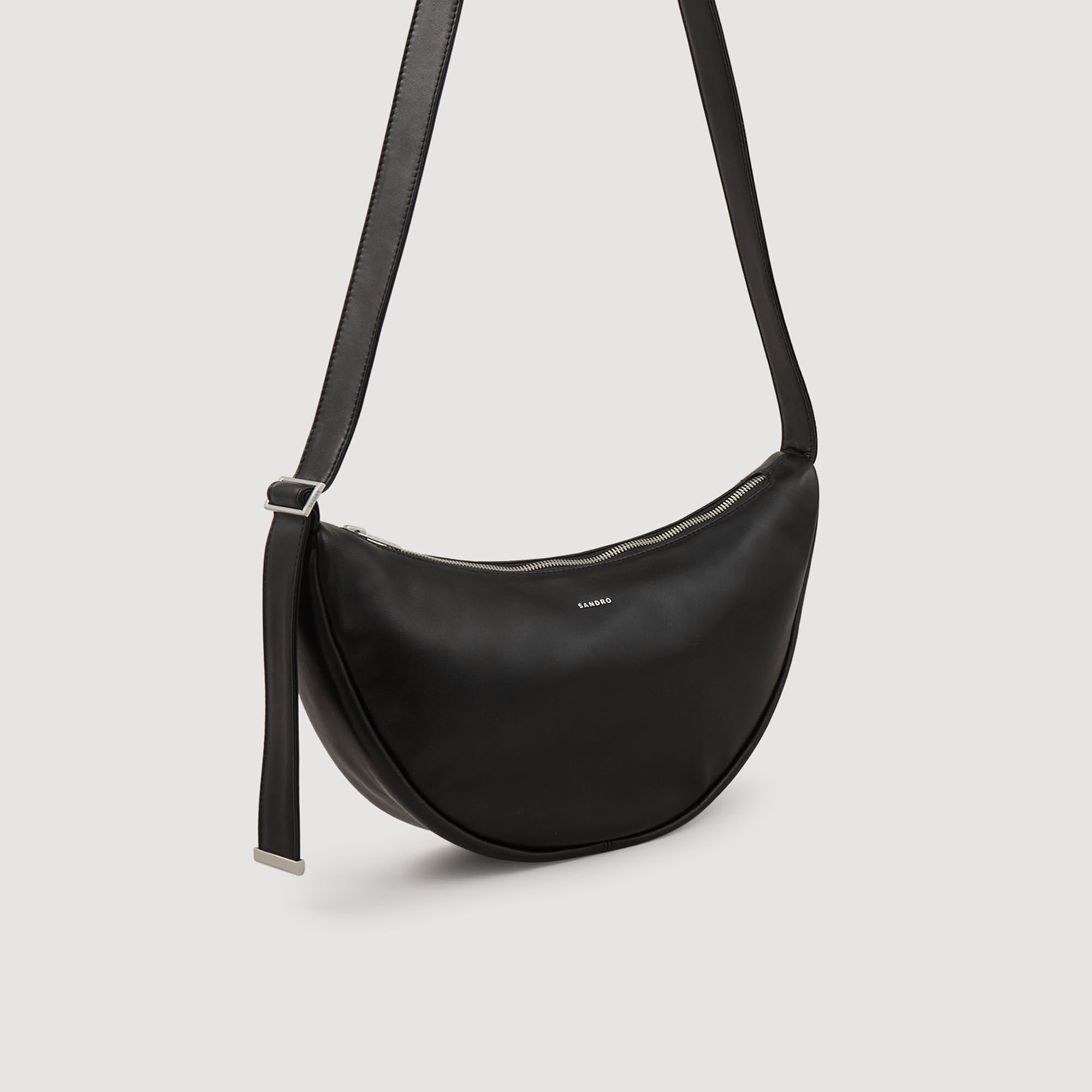 Petit sac hobo en cuir