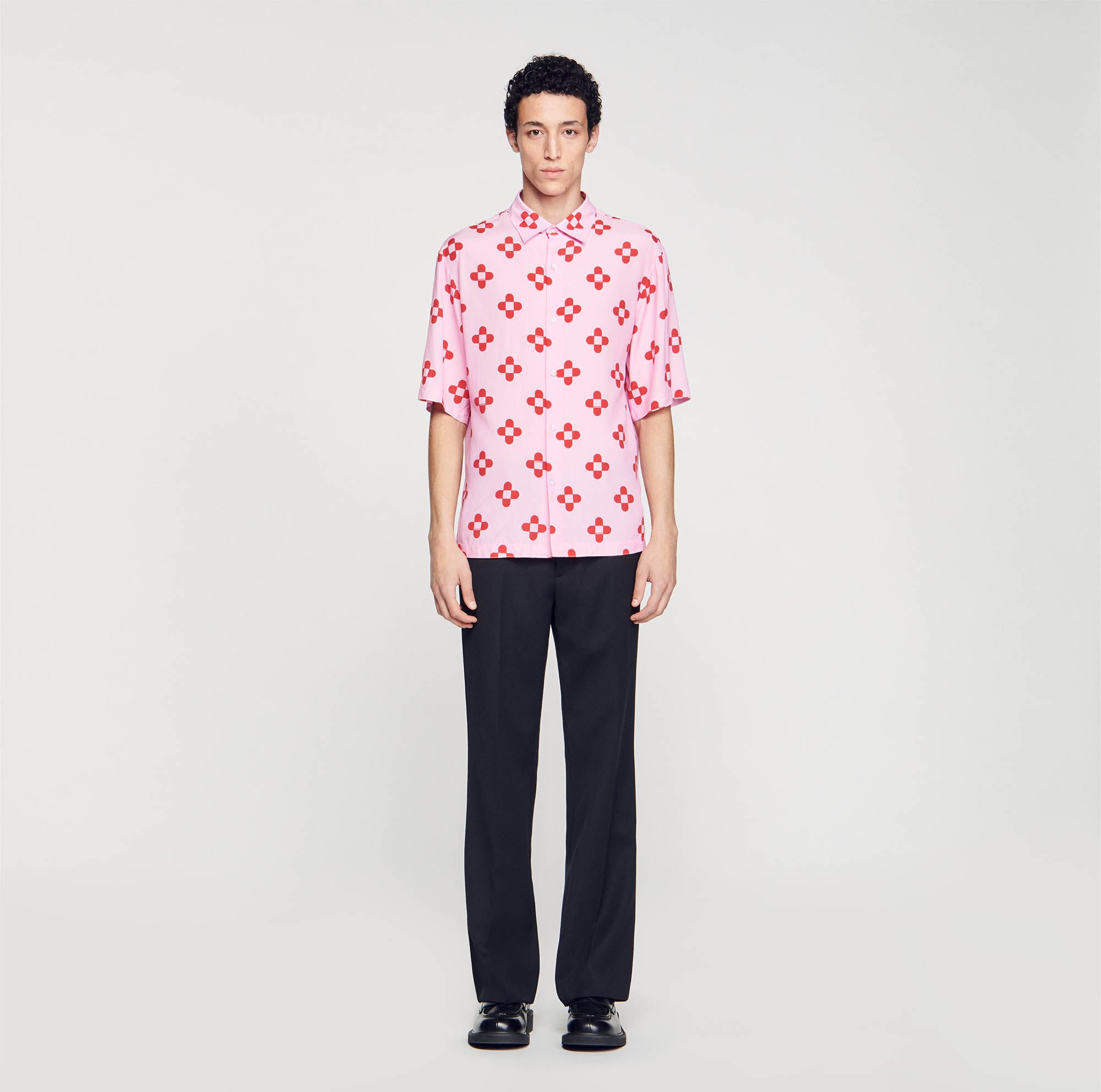 Chemise manche courte sandro outlet