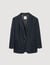 Veste de costume à rayures strassée