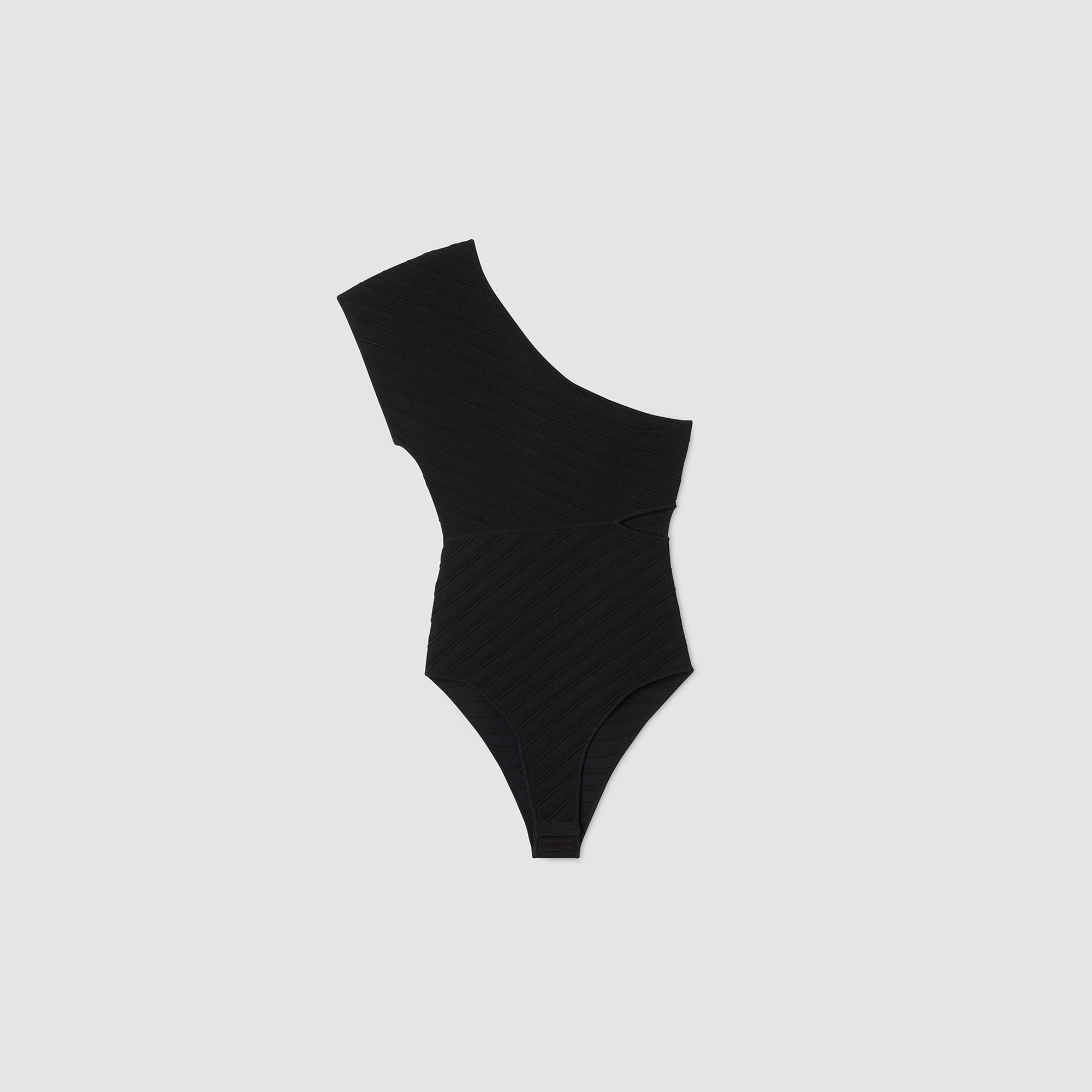 Asymmetrischer Body aus Strick