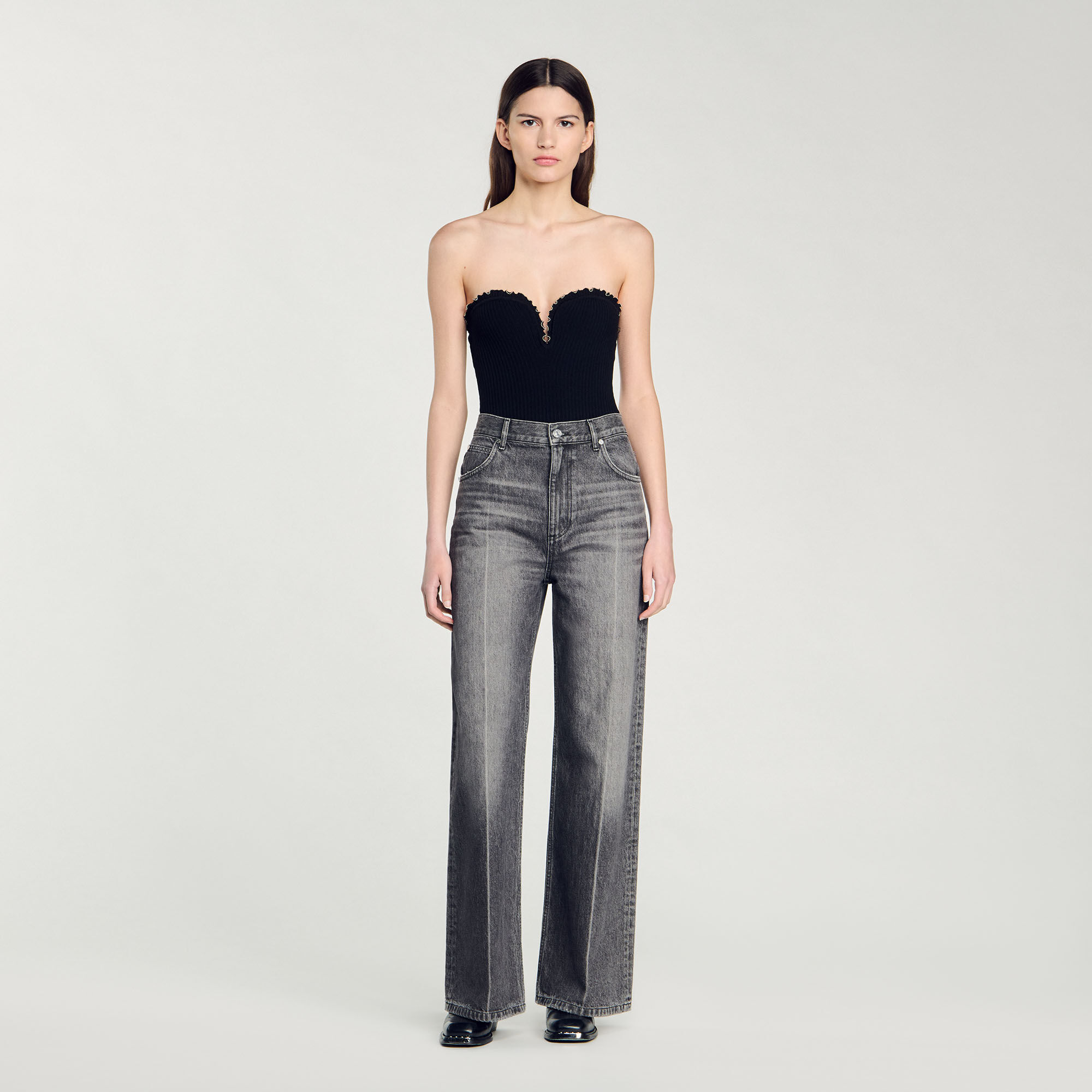 Body bustier en maille