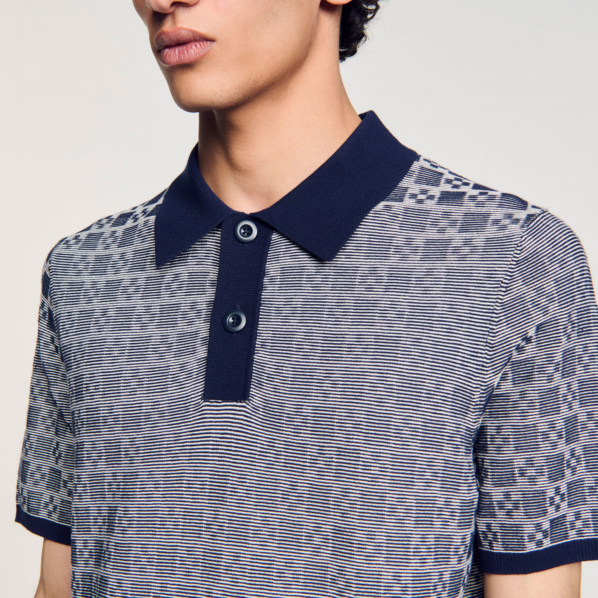 Poloshirt mit „Square Cross“-Muster