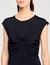 Langes drapiertes Kleid