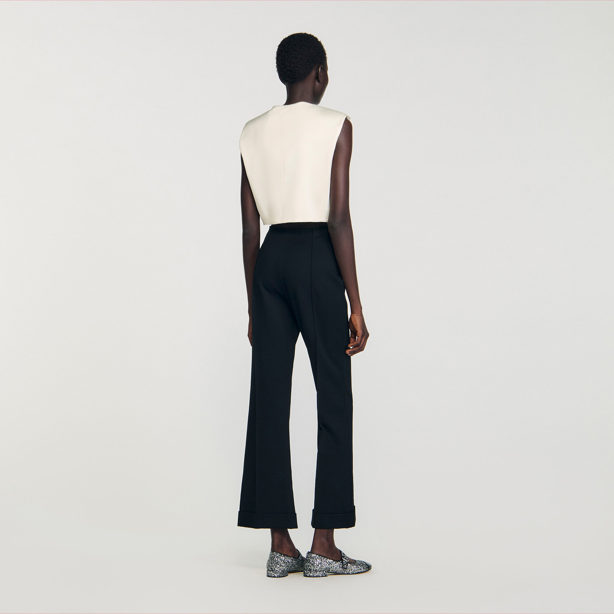 Straight-leg trousers