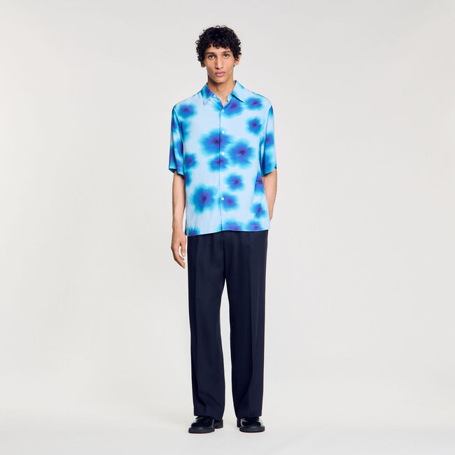 Chemise à imprimé fleuri