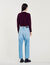 Knit cardigan with ruffled collar