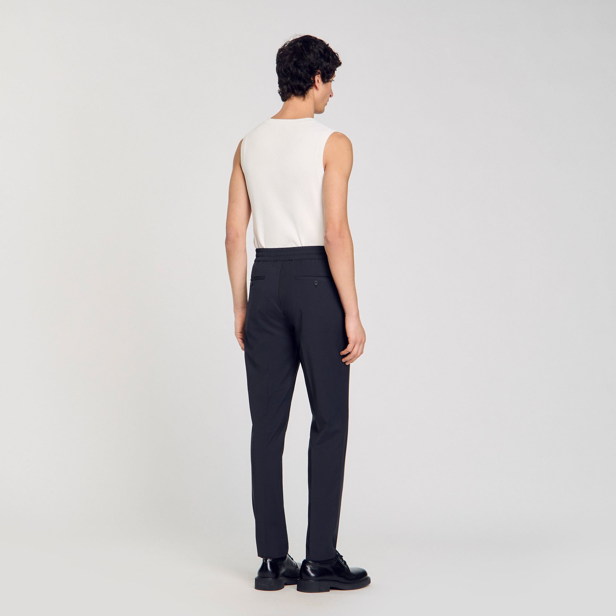 Elastische Hose mit geradem Schnitt