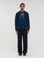 Sweatshirt mit Leder-Patch
