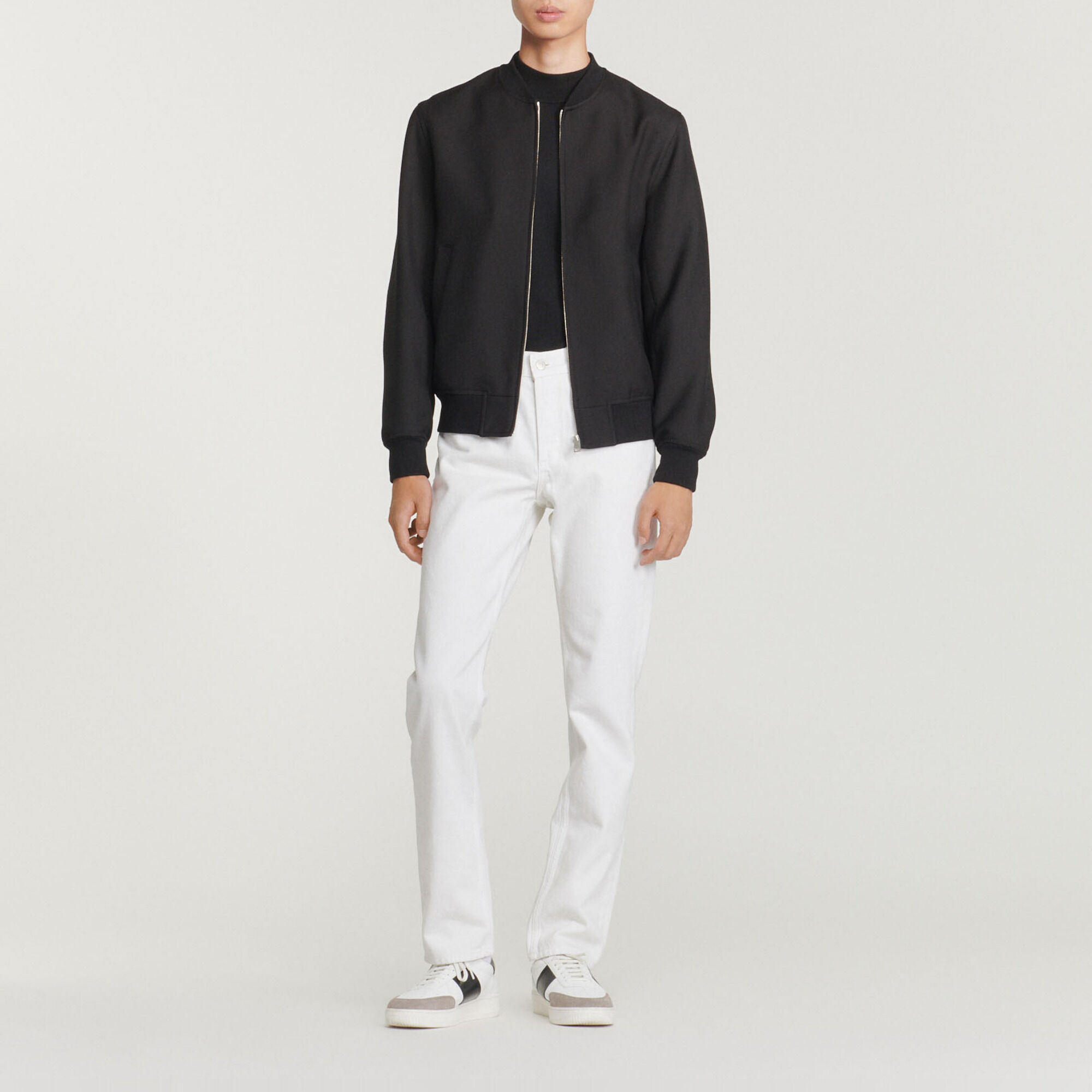 Sandro paris varsity jacket discount