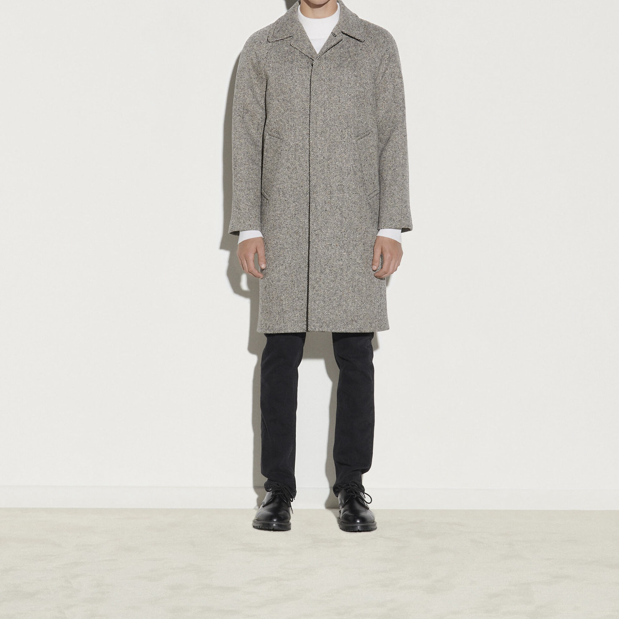 Sandro long wool coat clearance