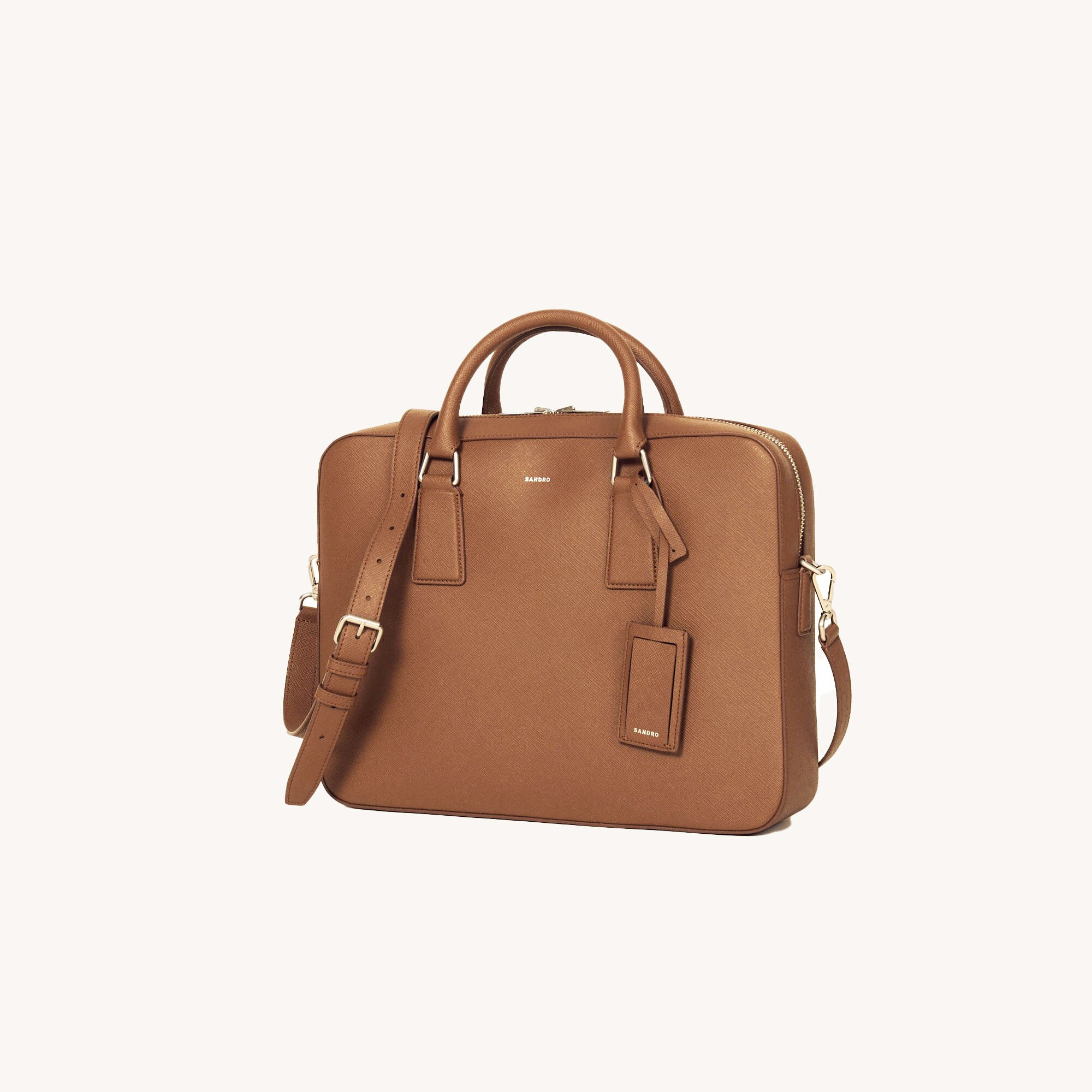 Briefcase en cuir de tannerie certifi e