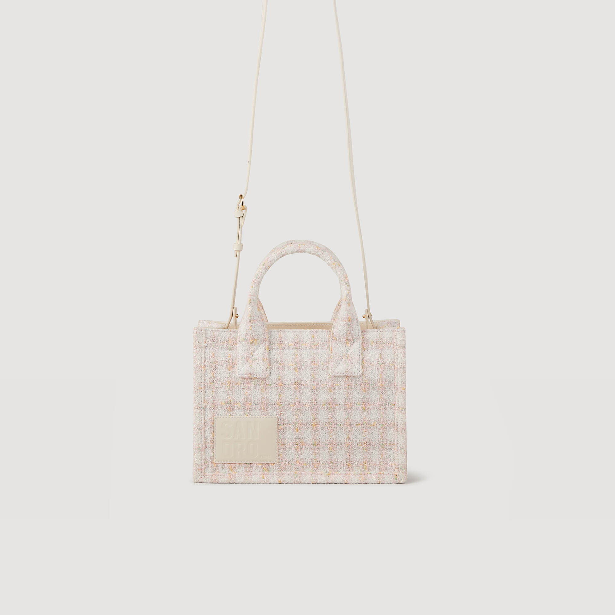 Petit cabas Kasbah en tweed
