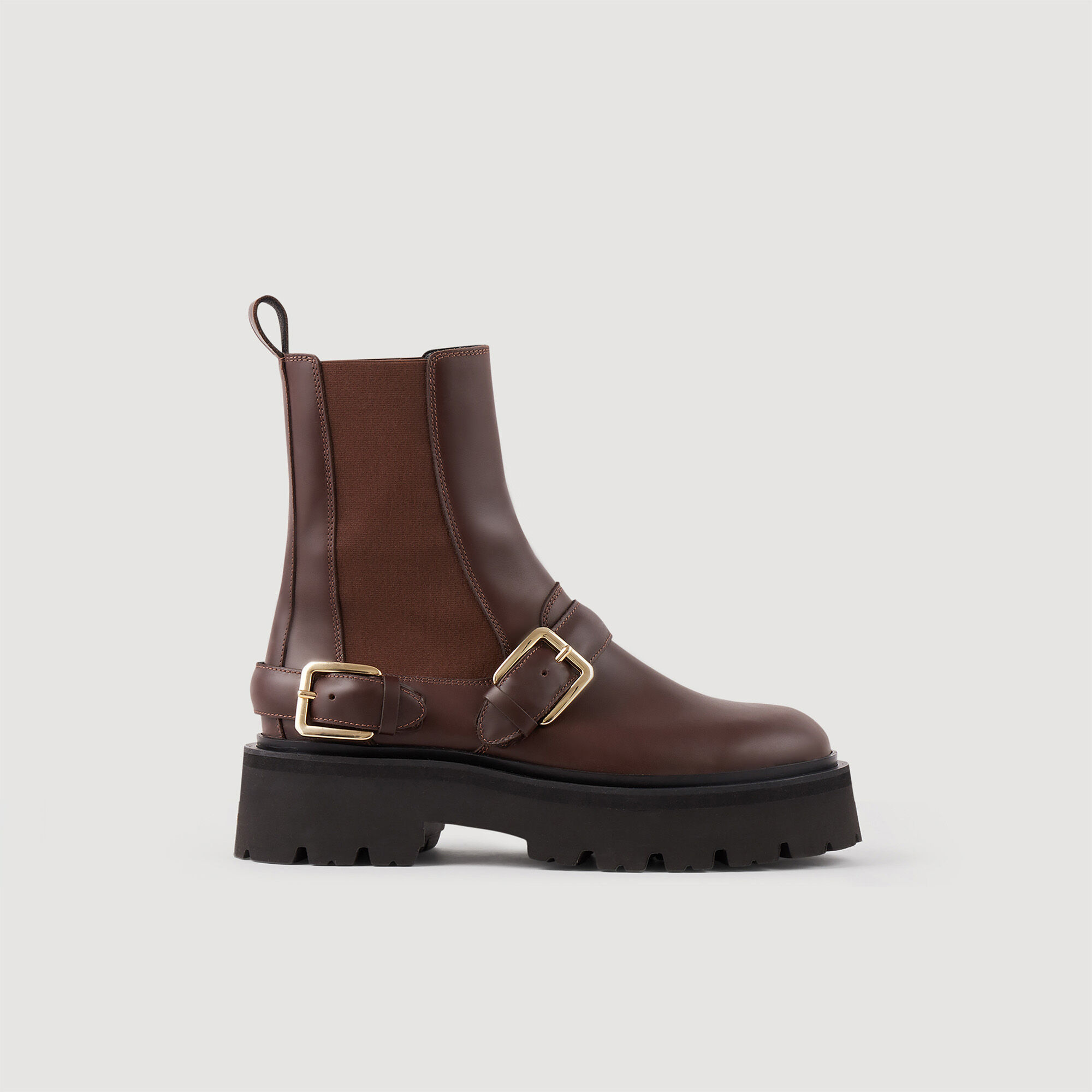 Bottines sandro best sale camel