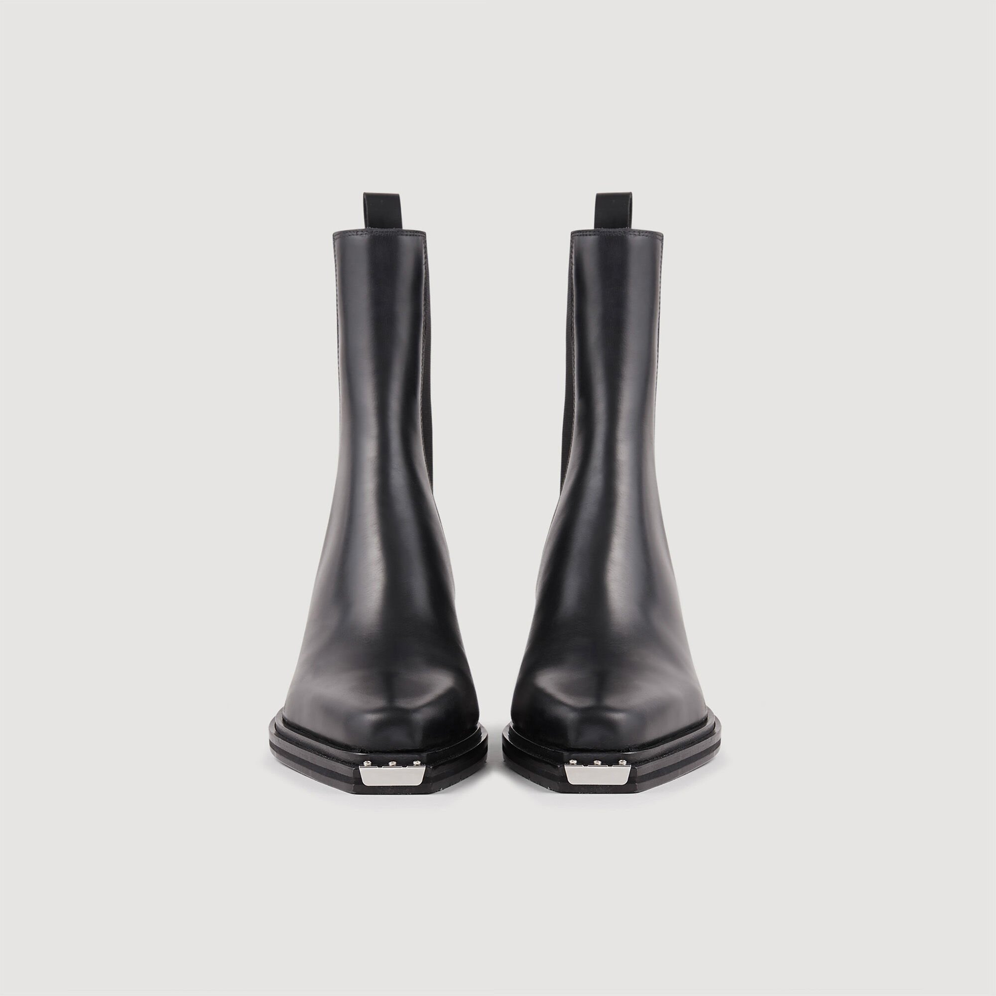 Bottines deals sandro noires